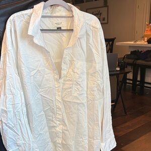 American Eagle Outfitters Men's Crisp White Button Down Shirt